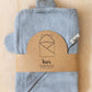 Hooded Towel - Dusky Blue