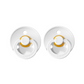BIBS Dummies Size 1 - White 2pk