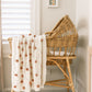Pom Pom Blanket - Ivory with Blossom