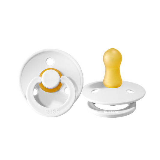 BIBS Dummies Size 1 - White 2pk
