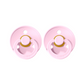 BIBS Dummies Size 1 - Baby Pink 2pk