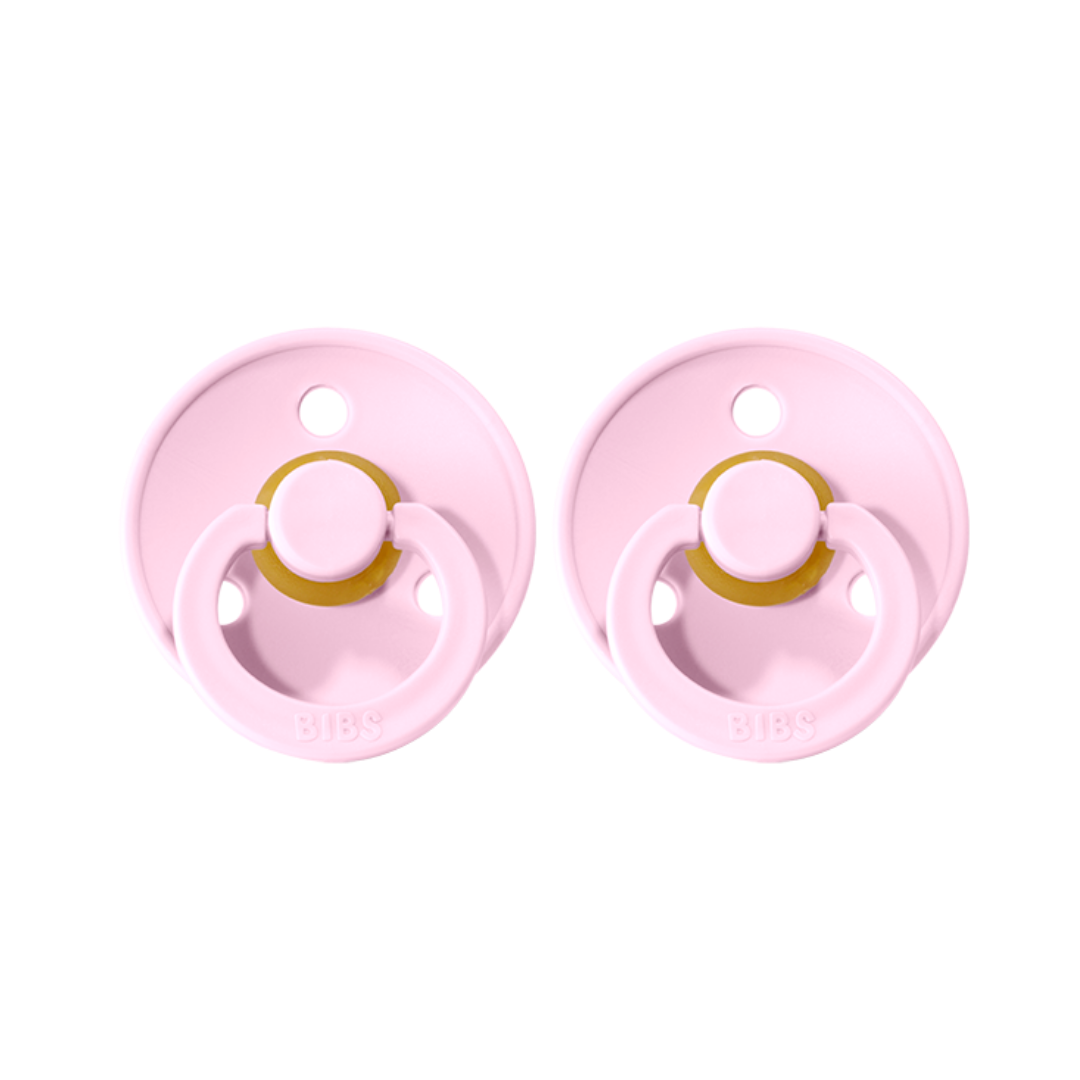 BIBS Dummies Size 1 - Baby Pink 2pk