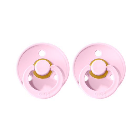 BIBS Dummies Size 2 - Baby Pink 2pk