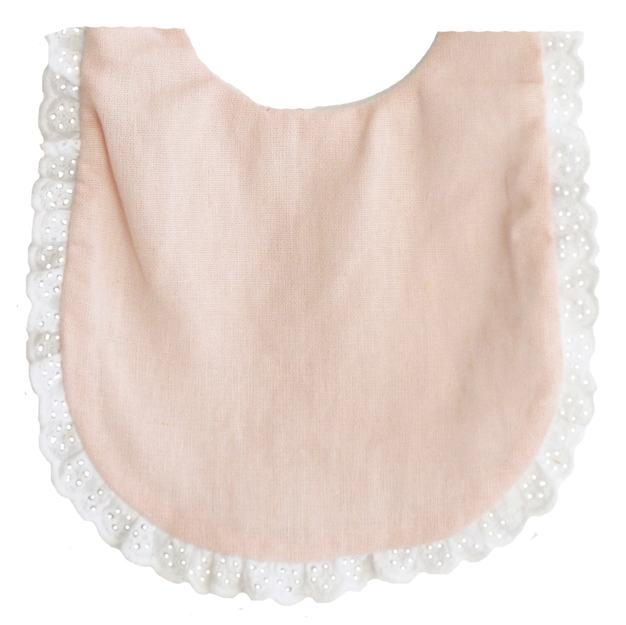 Sophie  Bib - Pink Linen