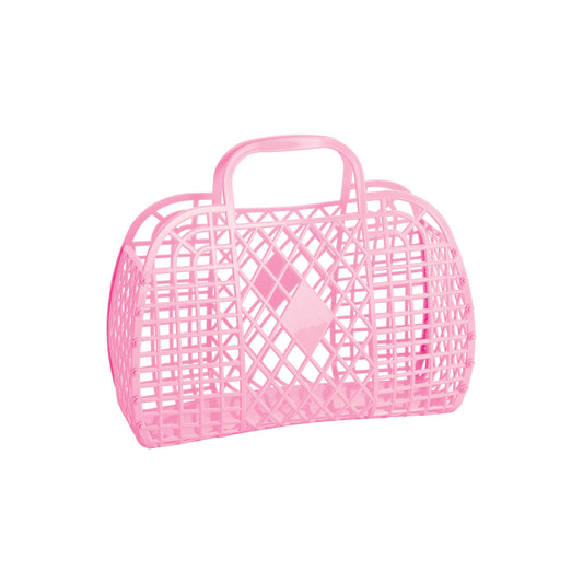 Sun Jellies Retro Basket Small - Pink