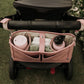 Stroller Organiser/Pram Caddy - Dusty Rose