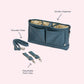 Stroller Organiser/Pram Caddy - Stone Blue